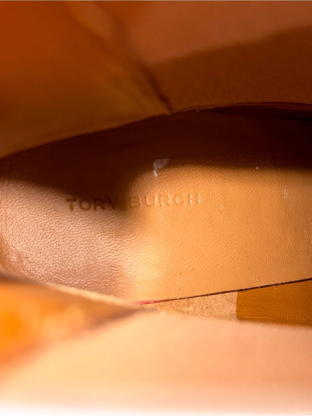 TORY BURCH CARSON LUG SOLE ANKLE BOOT - Toasted Caramel - Sz - 11 .US